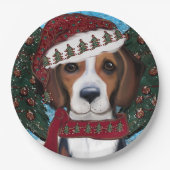 Amerikaanse Foxhound  Papieren Bordje (Voorkant)