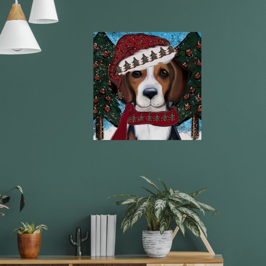 Amerikaanse Foxhound Poster (Woonkamer 1)