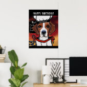 Amerikaanse Foxhound  Poster (Thuiskantoor)