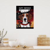 Amerikaanse Foxhound  Poster (Keuken)