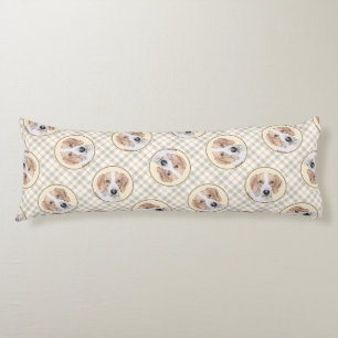 Amerikaanse Foxhound Red Walker Schattigee schilde Lichaamskussen