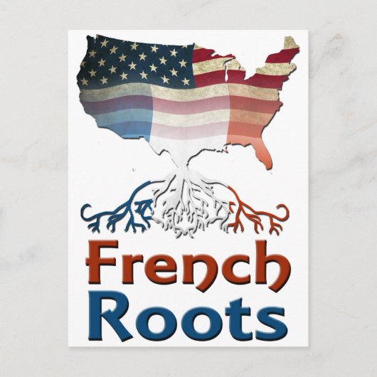 Amerikaanse Franse rots Briefkaart (Voorkant)