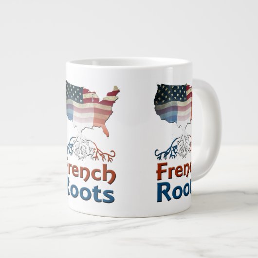 Amerikaanse Franse rots Grote Koffiekop (Voorkant rechts)