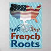 Amerikaanse Franse rots Poster (Voorkant)
