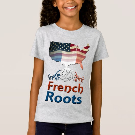 Amerikaanse Franse rots T-shirt (Voorkant)