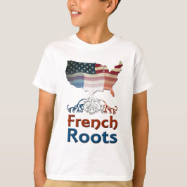 Amerikaanse Franse rots T-shirt