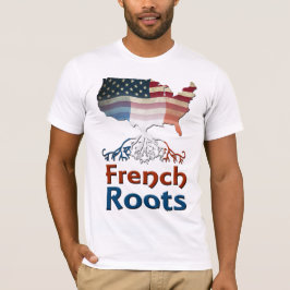 Amerikaanse Franse rots T-shirt