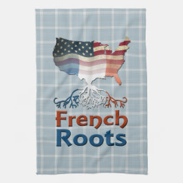 Amerikaanse Franse rots Theedoek
