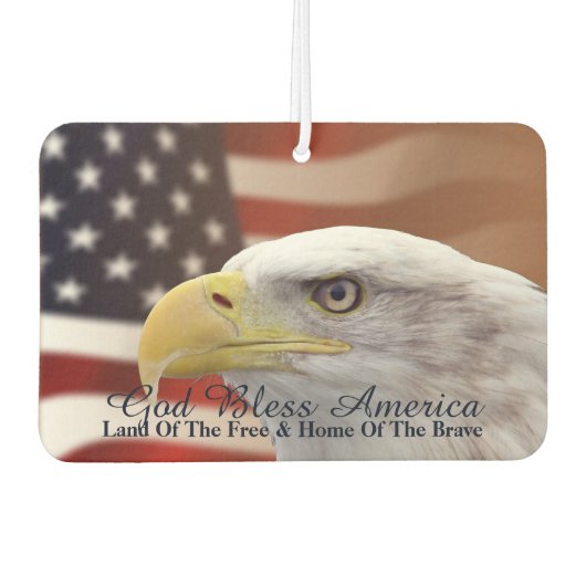 Amerikaanse Freedom Symbols Air Freshener" Luchtverfrisser (Voorkant)