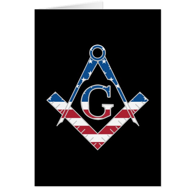 Amerikaanse Freemasonic-symbool (Voorkant)