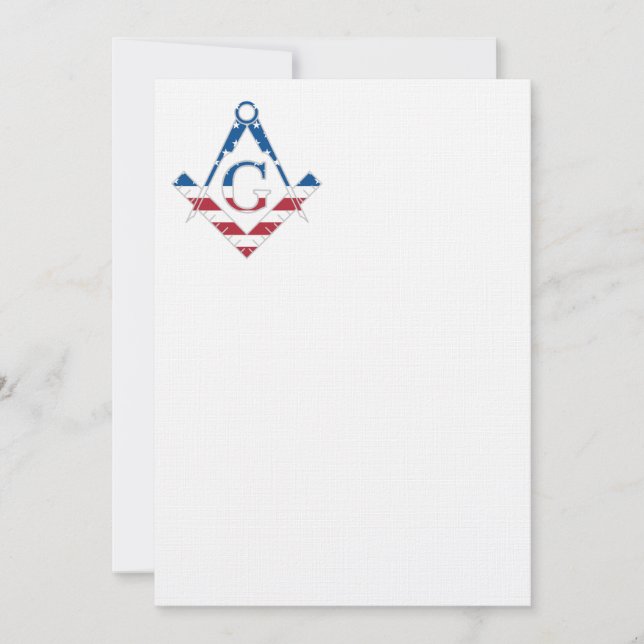 Amerikaanse Freemasonic-symbool (Voorkant)