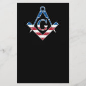 Amerikaanse Freemasonic-symbool Flyer (Voorkant)