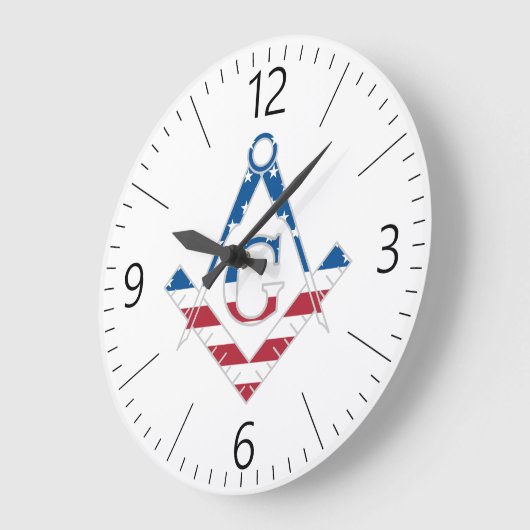 Amerikaanse Freemasonic-symbool Grote Klok (Hoek)