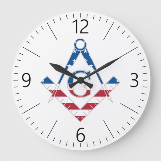 Amerikaanse Freemasonic-symbool Grote Klok (Voorkant)