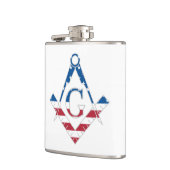 Amerikaanse Freemasonic-symbool Heupfles (Links)