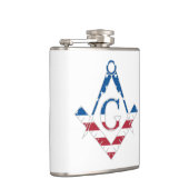Amerikaanse Freemasonic-symbool Heupfles (Rechts)