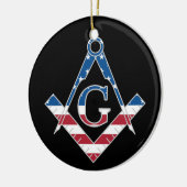 Amerikaanse Freemasonic-symbool Keramisch Ornament (Links)