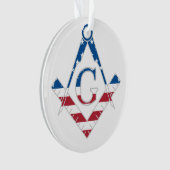 Amerikaanse Freemasonic-symbool Ornament (voorkant)