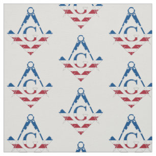 Amerikaanse Freemasonic-symbool Stof