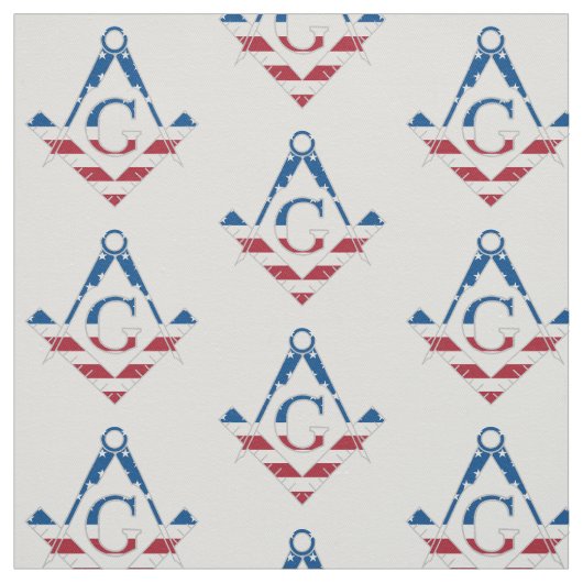 Amerikaanse Freemasonic-symbool Stof (Swatch)