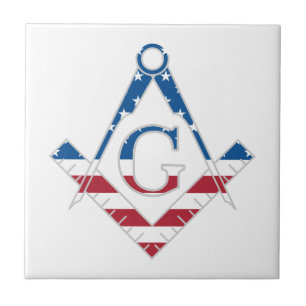 Amerikaanse Freemasonic-symbool Tegeltje