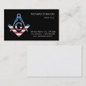 Amerikaanse Freemasonic-symbool Visitekaartje (Voorkant / Achterkant)