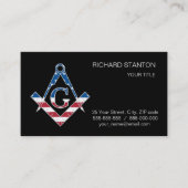 Amerikaanse Freemasonic-symbool Visitekaartje (Voorkant)