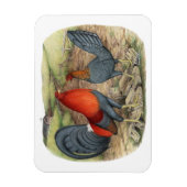Amerikaanse Game Blue Reds Magneet (Verticaal)