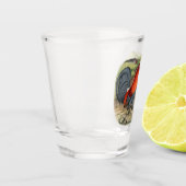 Amerikaanse Game Blue Reds Shot Glas (Links)