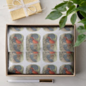 Amerikaanse Game Blue Reds Tissuepapier (Geschenk)