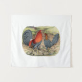 Amerikaanse Game Blue Reds Wandkleed (Voorkant (horizontaal))