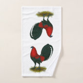 Amerikaanse Gamecock:  Bruin Rood Bad Handdoek (Handdoek)