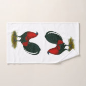 Amerikaanse Gamecock:  Bruin Rood Bad Handdoek (Handdoek)