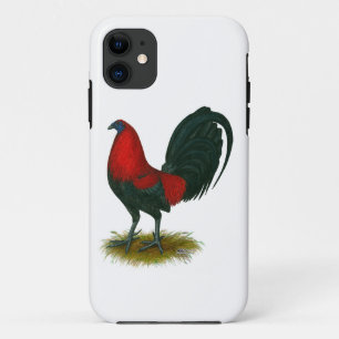 Amerikaanse Gamecock: Bruin Rood Case-Mate iPhone Case