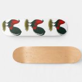 Amerikaanse Gamecock: Bruin Rood Persoonlijk Skateboard (Horizontaal)