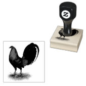 Amerikaanse Gamecock: Bruin Rood Rubberstempel (Gestempeld)