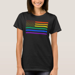 Amerikaanse Gaytriotische Regenboog Pride T-shirt