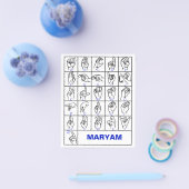 Amerikaanse Gebarentaal Alfabet, Leer Gebarentaal  Flyer (Enkel)