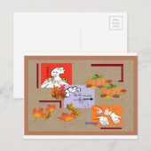 Amerikaanse Gebarentaal ASL Happy Thanksgiving! Feestdagenkaart (Voorkant / Achterkant)