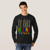 Amerikaanse gebarentaal Be Kind Hand Puzzel Autism T-shirt (Voorkant volledig)