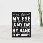 Amerikaanse gebarentaal Doof Bewustzijn 21 Kaart (Voorkant)