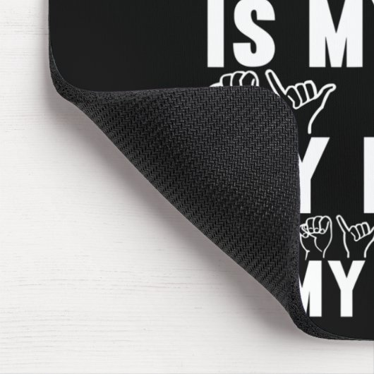 Amerikaanse gebarentaal Doof Bewustzijn 21 Muismat (Hoek)