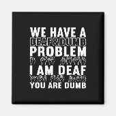 Amerikaanse gebarentaal doofbewustzijn 20 magneet (Voorkant)