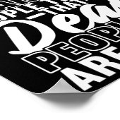 Amerikaanse Gebarentaal Dove Bewustwording 19  Poster (Hoek)