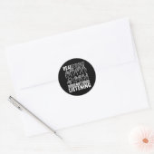 Amerikaanse Gebarentaal Dove Bewustwording 1 Ronde Sticker (Envelop)