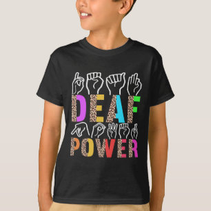 Amerikaanse Gebarentaal Dove Bewustwording 3 T-shirt