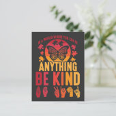 Amerikaanse gebarentaal: een soort puzzle vlinder briefkaart (Staand voorkant)