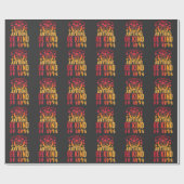 Amerikaanse gebarentaal: een soort puzzle vlinder cadeaupapier (Vlak)