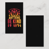 Amerikaanse gebarentaal: een soort puzzle vlinder visitekaartje (Voorkant / Achterkant)