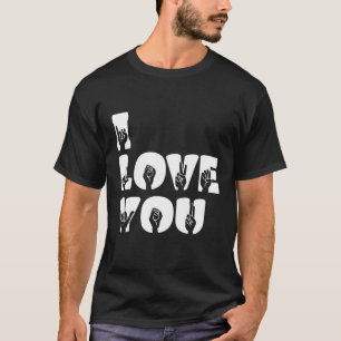 Amerikaanse gebarentaal - Ik hou van je ASL T-shirt